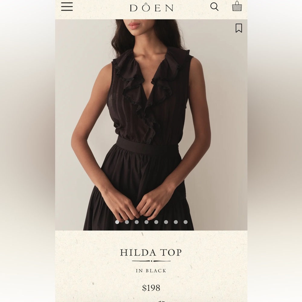 Doen Hilda Top - Black Size Small
NWOT Never Worn